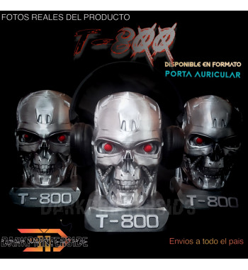 T-800 PORTA AURICULARES