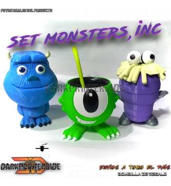MONSTERS ,INC Set de Mate