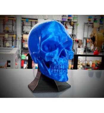 SKULL Lampara Azul